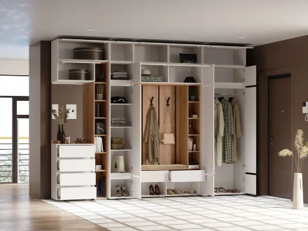 Антресоль №4 Прага, Белый 